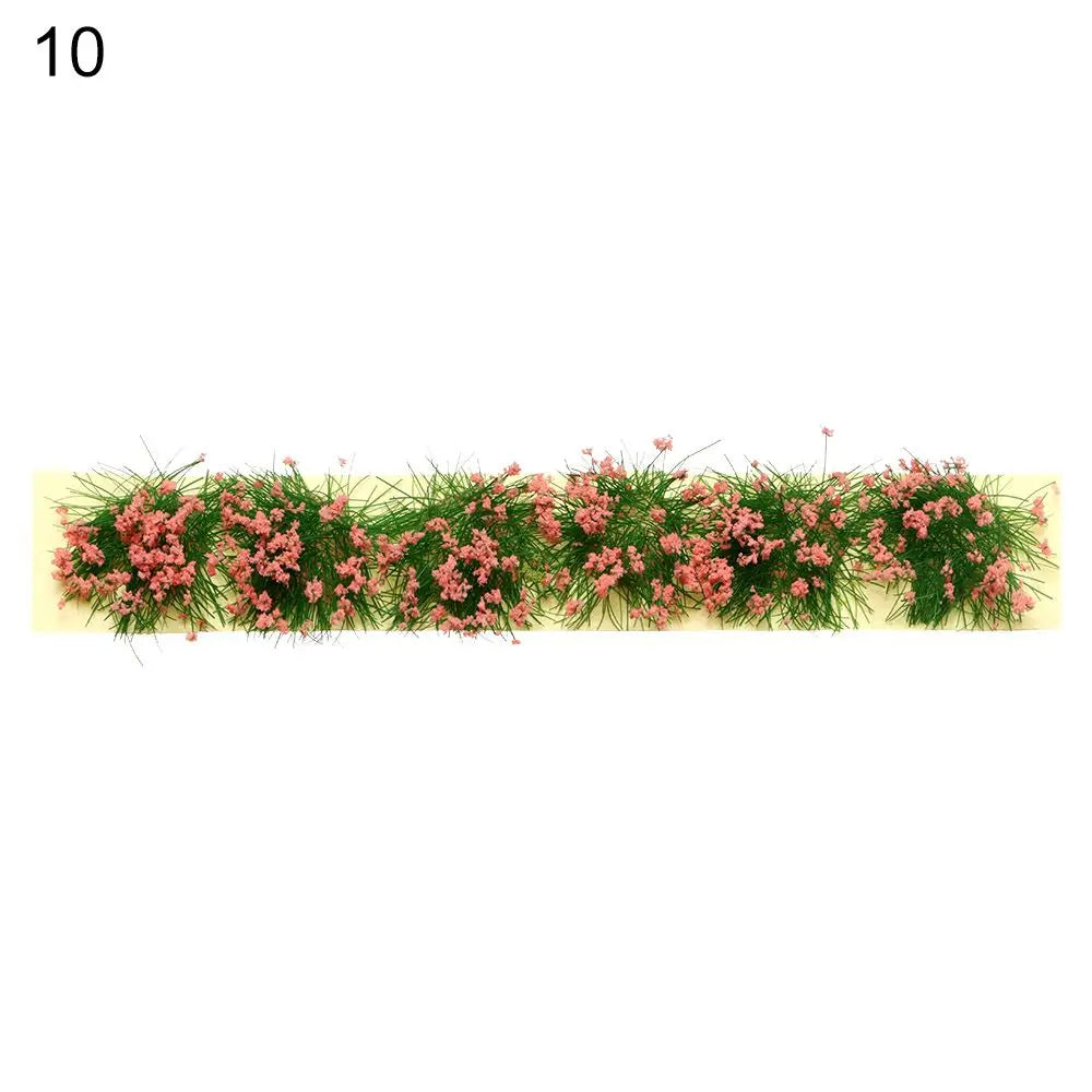Miniature Grass Tufts & Flower Clusters – Wargame Terrain Decor Miniature Scenery Tufts Axl 10