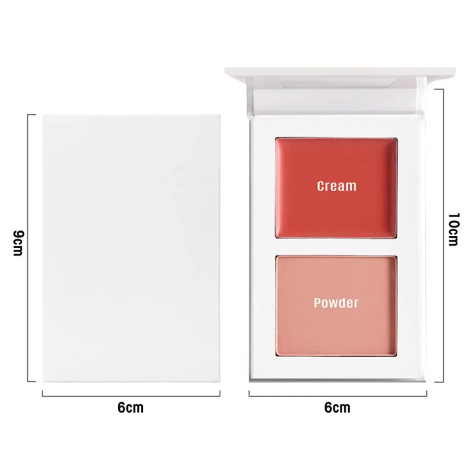 Dual Color Creamy Blush – Matte Vegan Private Label Blusher Cream Blush Axl