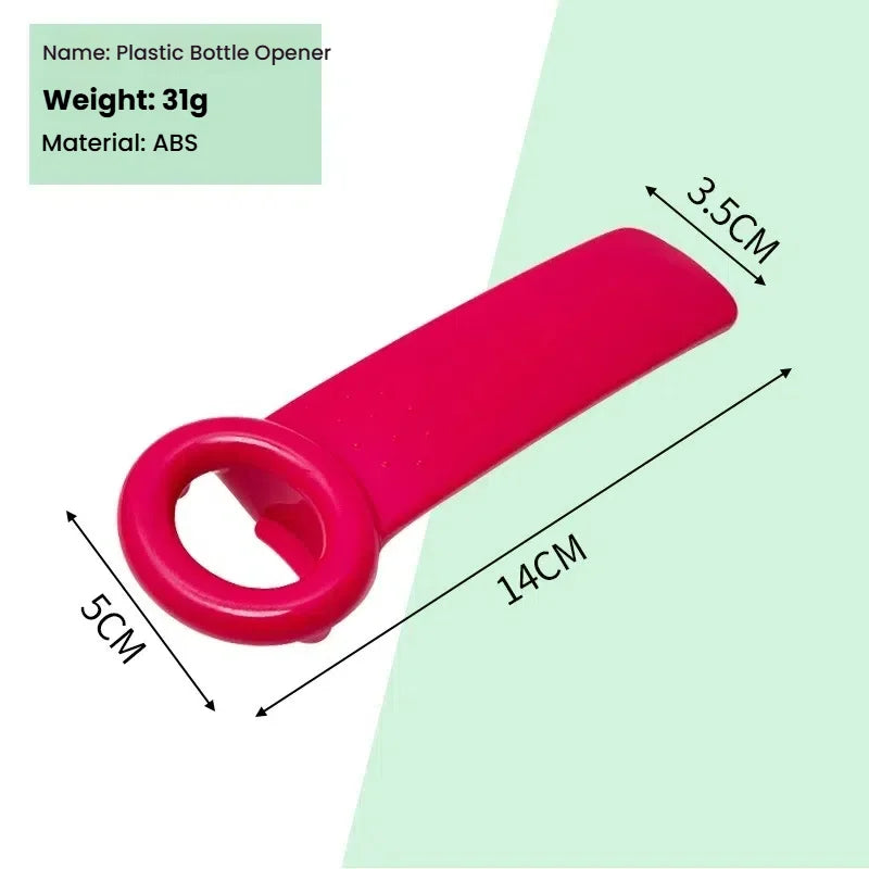Multifunction Bottle & Can Opener – Non-Slip Manual Kitchen Tool Bottle Opener Axl Red