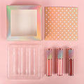 Private Label Vegan Lip Gloss Set | Custom Logo Makeup Kit Private Label Lip Gloss Axl Lip Kit 50pcs with logo