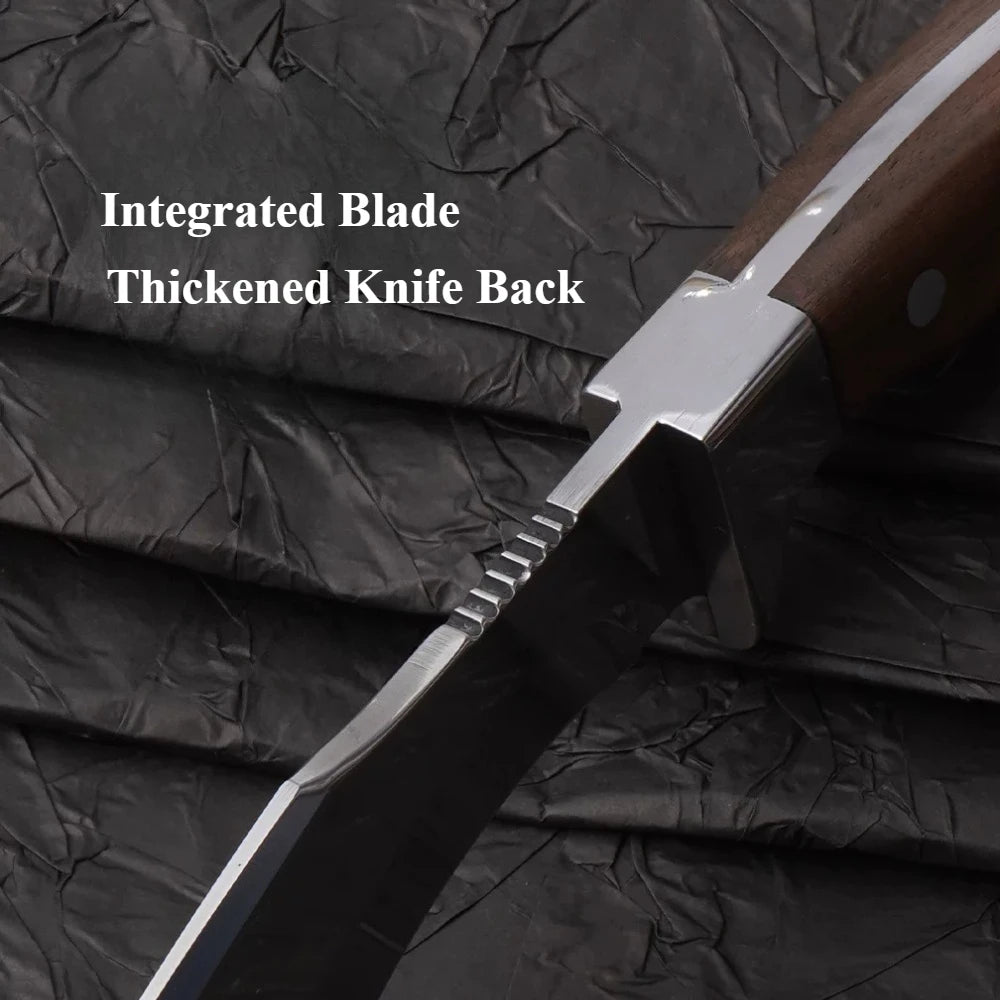 Professional Butcher Knife – Carbon Steel Blade & Wood Handle Butcher Knife Axl