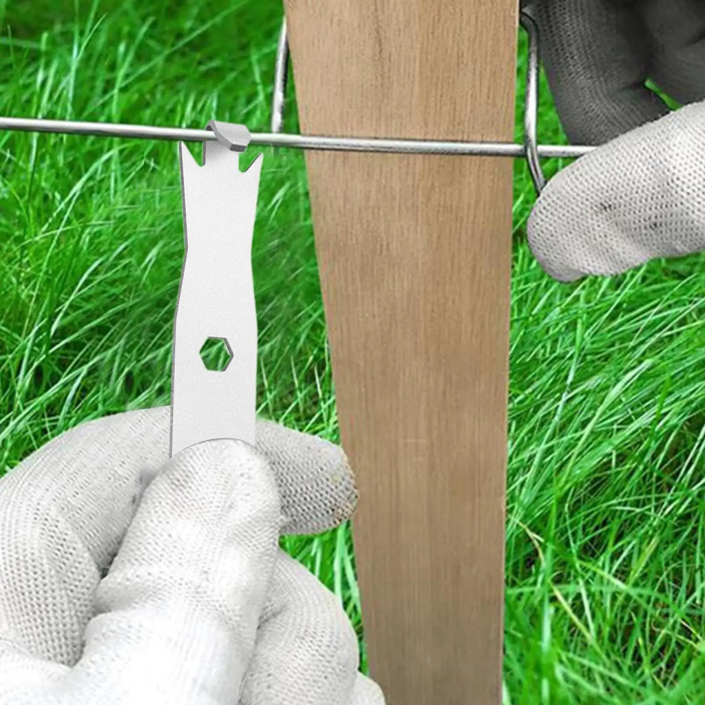 Stainless Steel Fence Wire Twister Tool – Hex Handle Wire Twisting Tool Axl