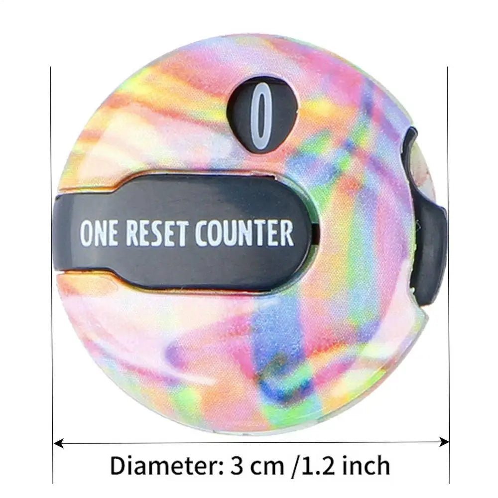 Mini Golf Score Counter Clicker – Glove Attachment, 12 Shots Golf Score Counter Axl Iridescent