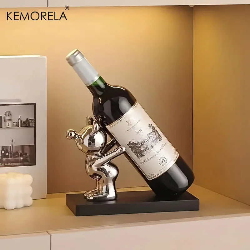Ceramic Cartoon Wine Rack – Creative Home & Bar Décor Ceramic Wine Rack Axl