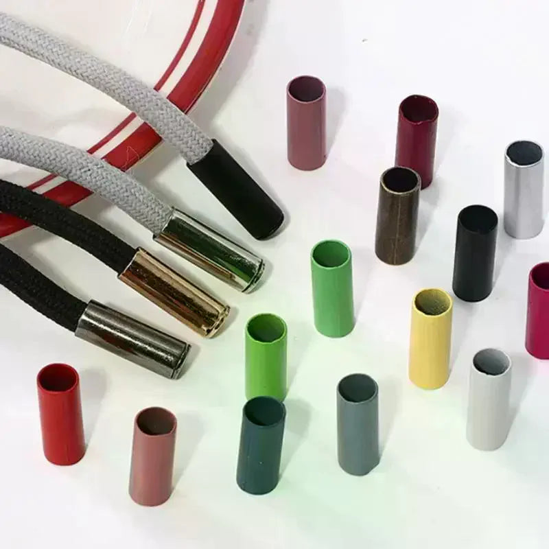 20 Pcs Metal Cord End Stoppers for Bags, Shoes & Lanyards Cord End Stoppers Axl