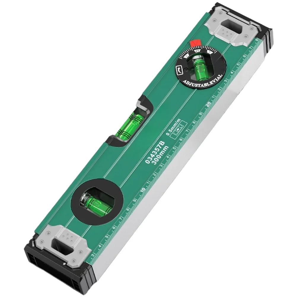 Magnetic Bubble Level Ruler – Aluminum Spirit Level Gauge Spirit Level Ruler Axl 300mm China Mainland