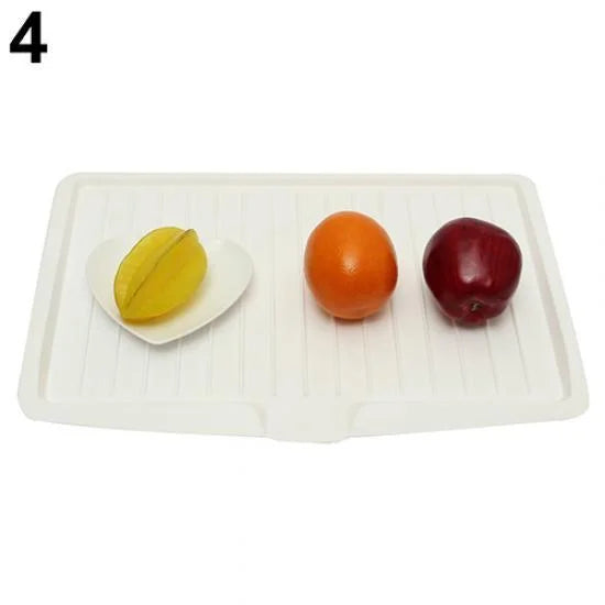 Multifunctional Plastic Dish Drainer & Storage Tray – 44.7cm Dish Drainer Tray Axl white