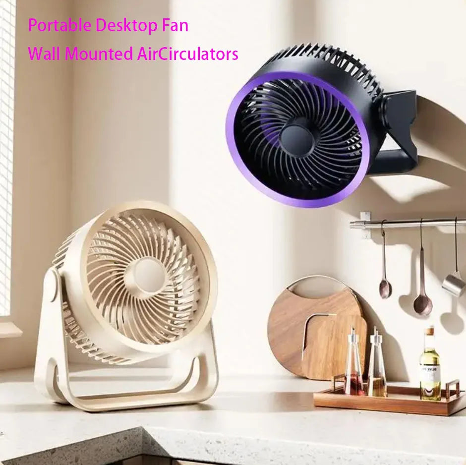 Wireless Portable Electric Fan – Desktop, Wall & Ceiling Use Portable Electric Fan Axl