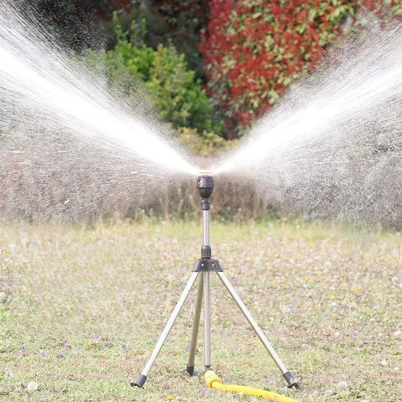 360° Rotary Tripod Garden Sprinkler – Telescopic Adjustable Garden Tripod Sprinkler Axl