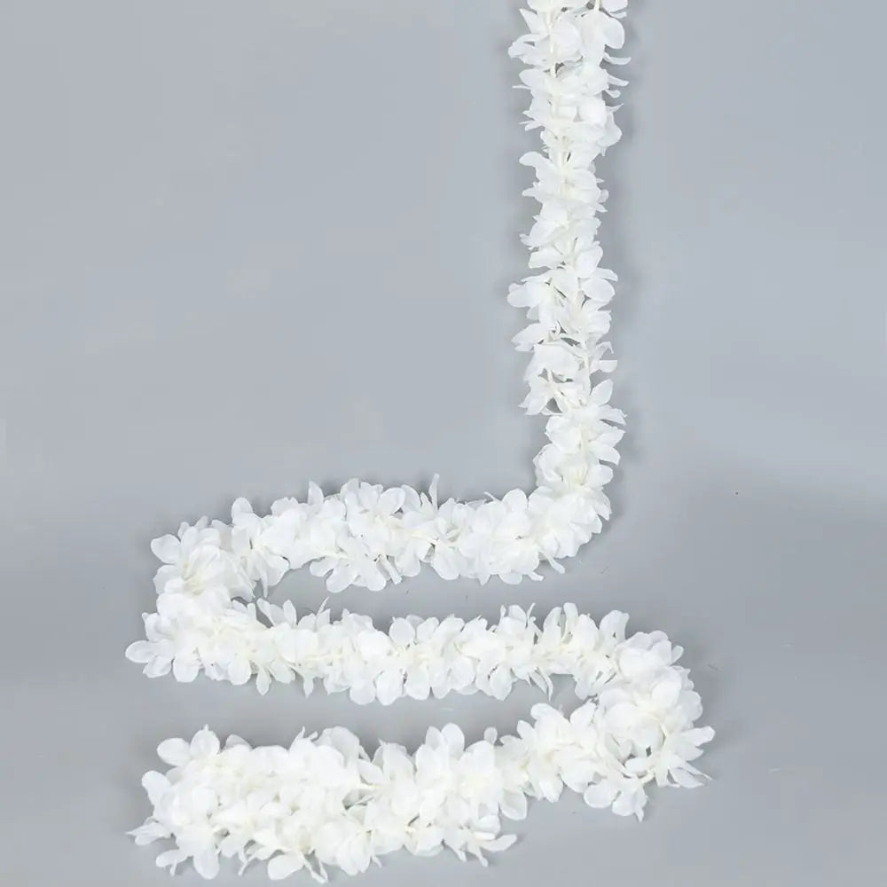 Silk Sakura Flower Garland – Wedding Arch & Home Wall Décor Artificial Flower Garland Axl WHITE 10 pcs