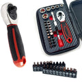1/4" Dual-Drive Ratchet Socket Wrench Set – 29-Piece Kit Ratchet Socket Set Axl China Mainland