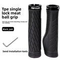 Ergonomic Bike Handlebar Grips – TPE Lock-On Anti-Slip MTB Bike Handlebar Grips Axl Black