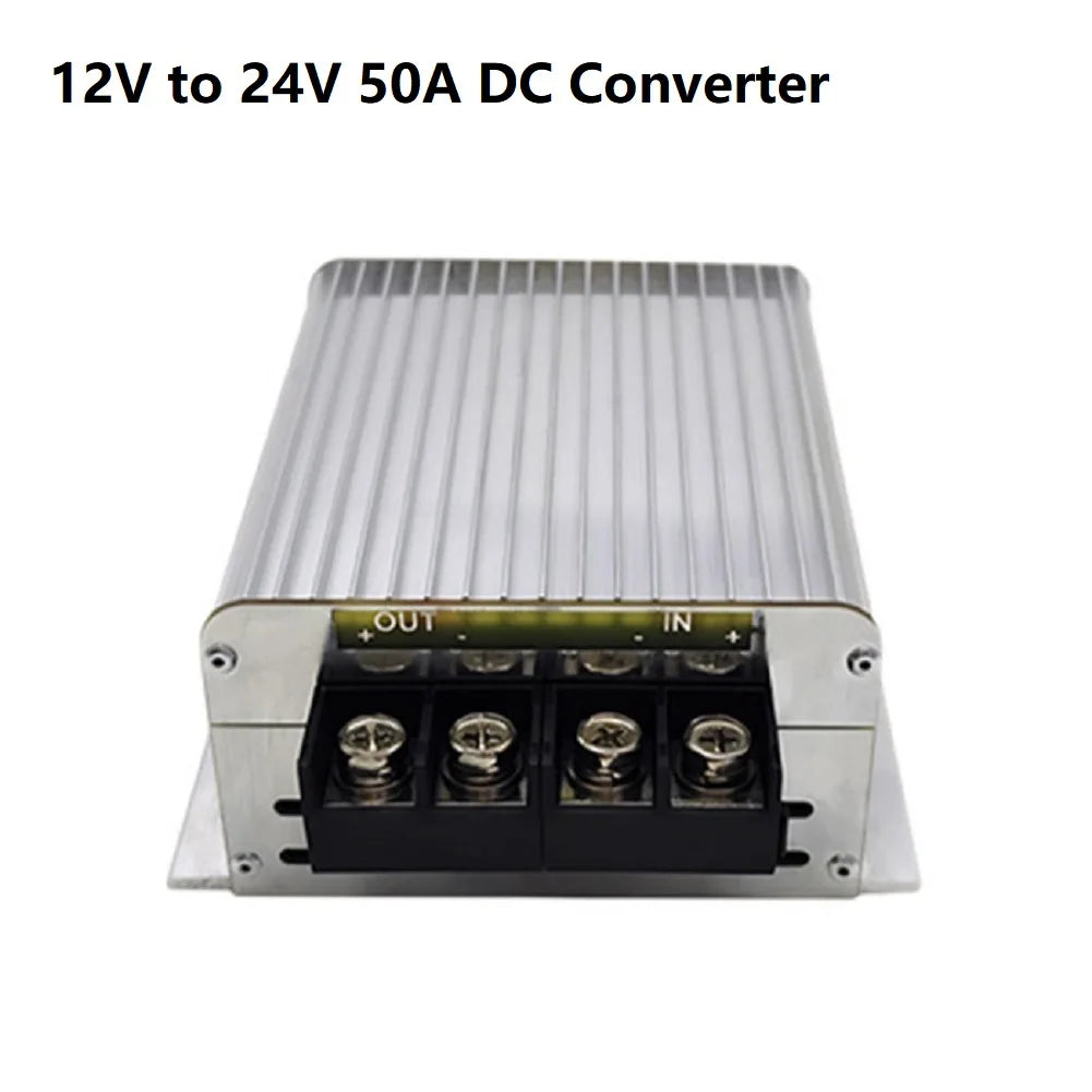 12V to 24V DC Converter 50A 1200W – Waterproof IP68 Aluminum DC Power Converter Axl