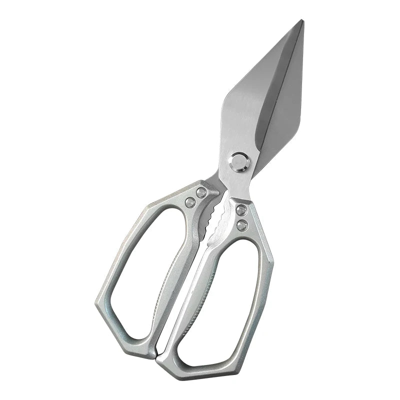 Stainless Steel Kitchen Shears – Heavy-Duty Meat & Poultry Scissors Kitchen Shears Axl Silver