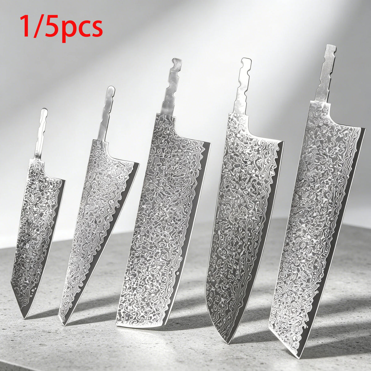 67-Layer Damascus Steel Knife Blank – Hand Forged Chef Blade Damascus Knife Blank Axl