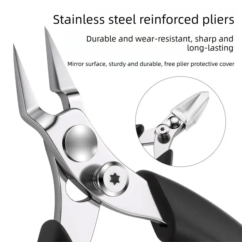 Ingrown Toenail Clipper Spring Handle Curved Blade Nail Nipper Toenail Nipper Axl
