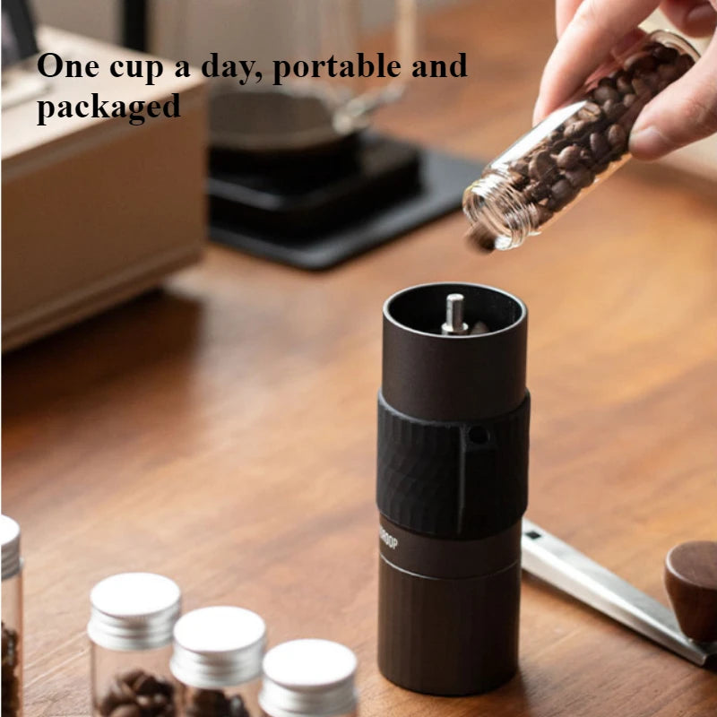 Glass Coffee Bean Storage Jars & Walnut Wood Display Stand Glass Storage Jar Set Axl