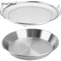 KEMORELA Stainless Steel Oil Filter Strainer Basket & Handle Kitchen Strainer Basket Axl 1 Set