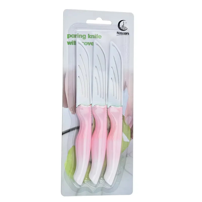 4-Piece Gradient Stainless Steel Paring Knife Set | Kitchen Paring Knife Set Axl 1 SET (3PCS)