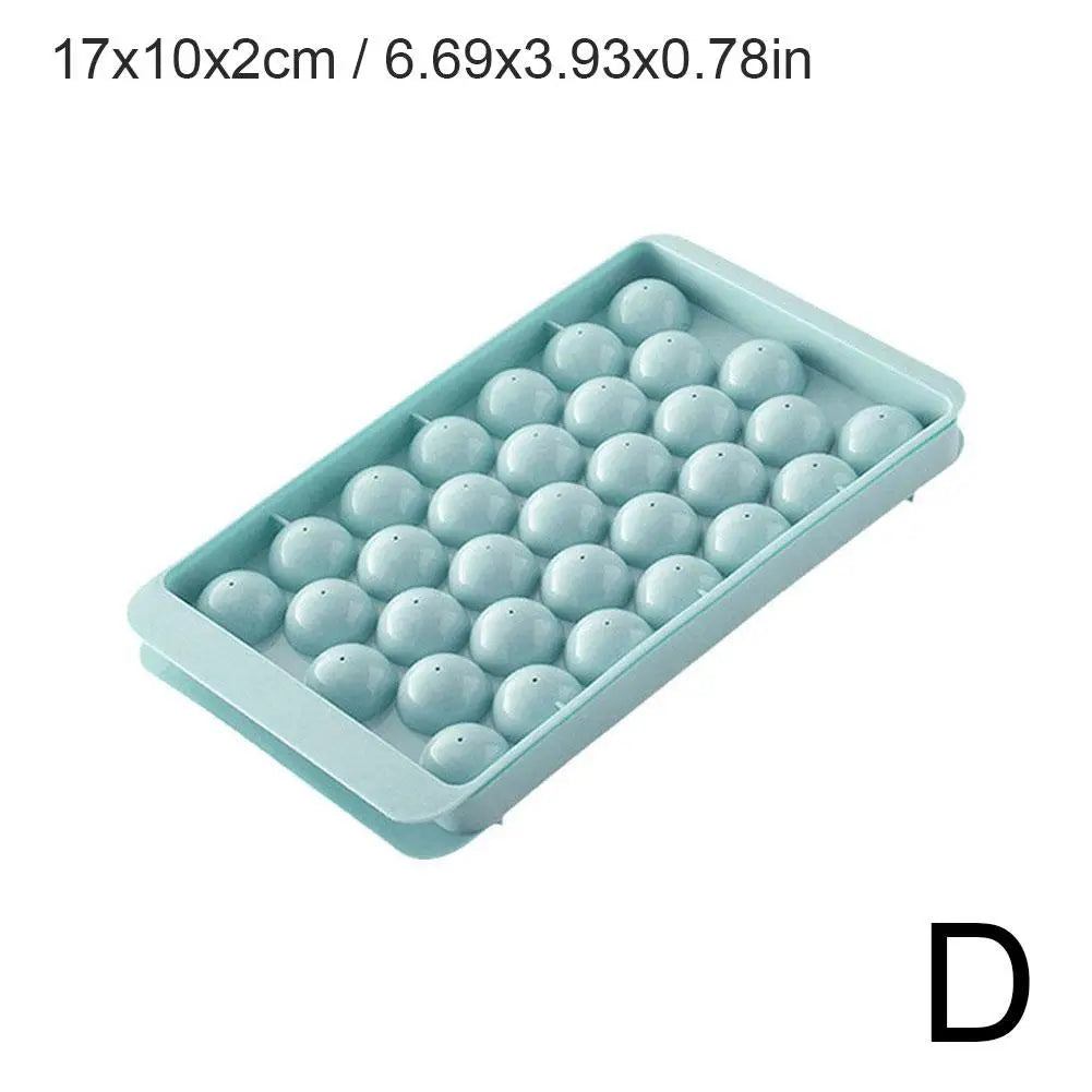 Round Ice Ball Maker Tray – Whiskey Sphere Mold | 2 Colors Ice Ball Mold Tray Axl D