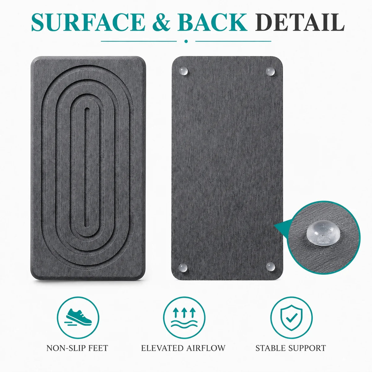 2-Pack Diatomite Drying Tray – Stone Sink Organizer Set Diatomite Drying Tray Axl