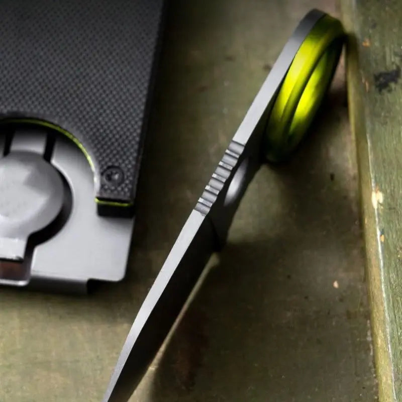 EDC Mini Fixed Blade Keychain Knife with Money Clip EDC Keychain Knife Axl