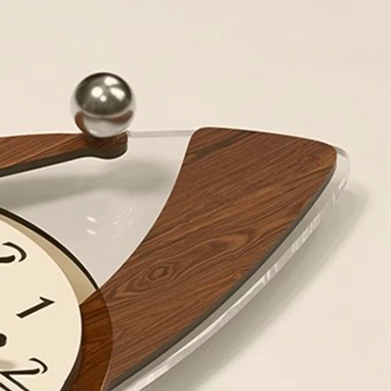 Nordic Minimalist Acrylic Wall Clock – Large Luminous Retro Wall Clock Axl
