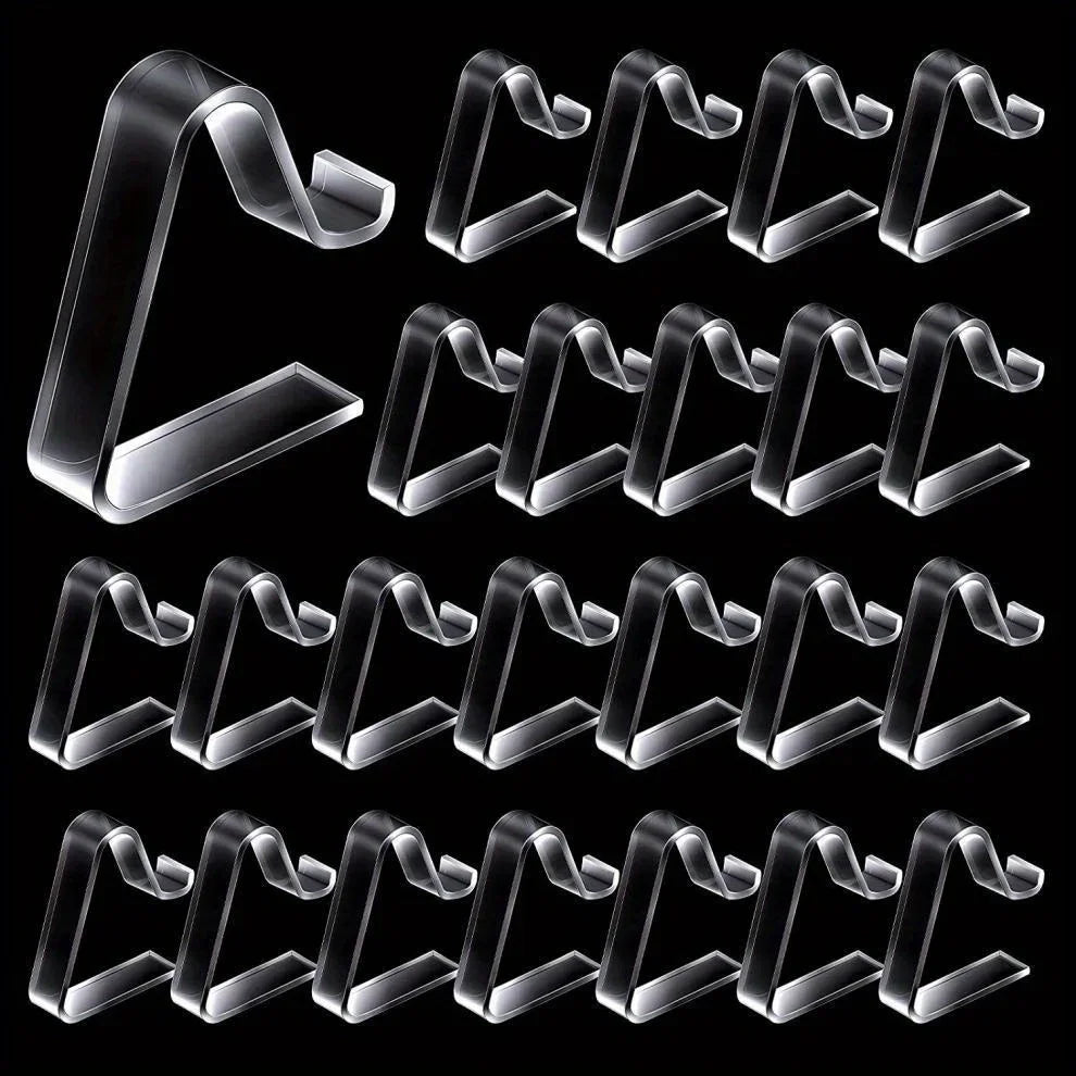 Clear Plastic Tablecloth Clips – Hold Down Clips 4 or 8 Pcs Tablecloth Clips Axl