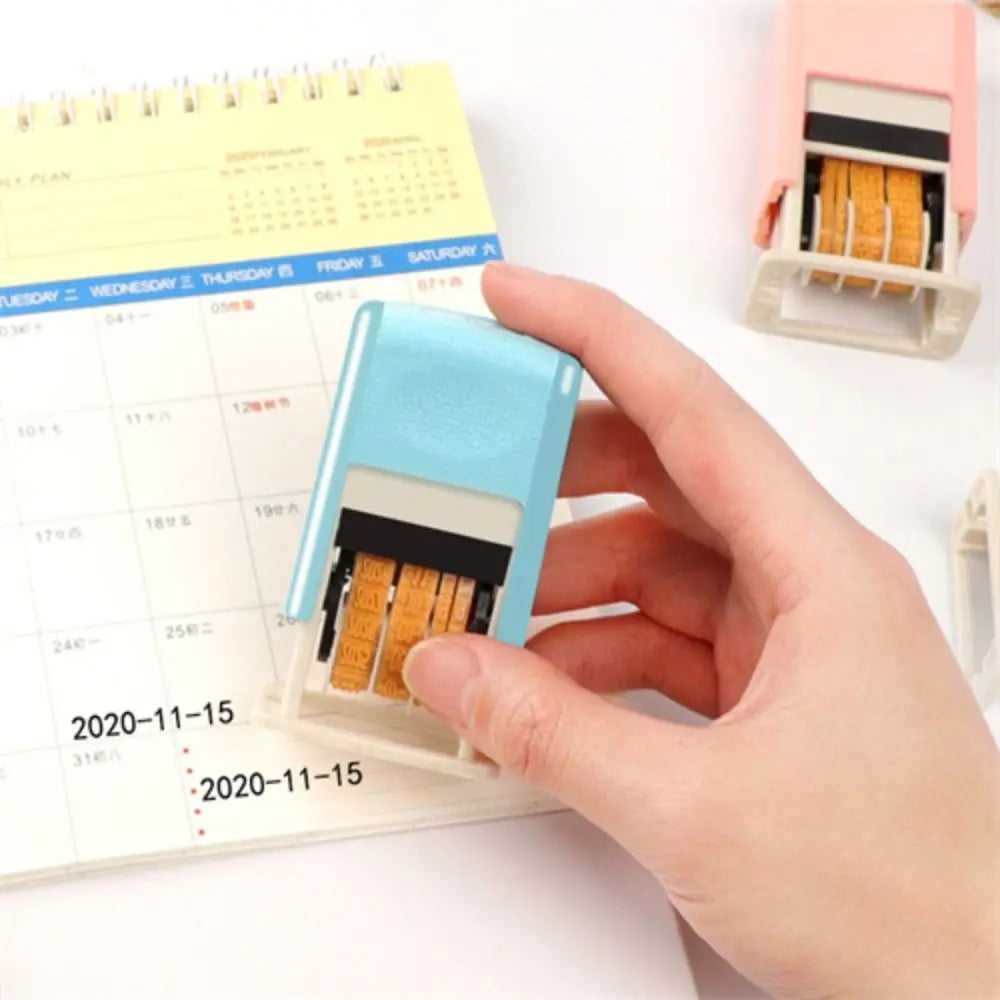 Self-Inking Date Wheel Stamp 4mm – DIY Date Stamp 2018–2030 Date Wheel Stamp Axl