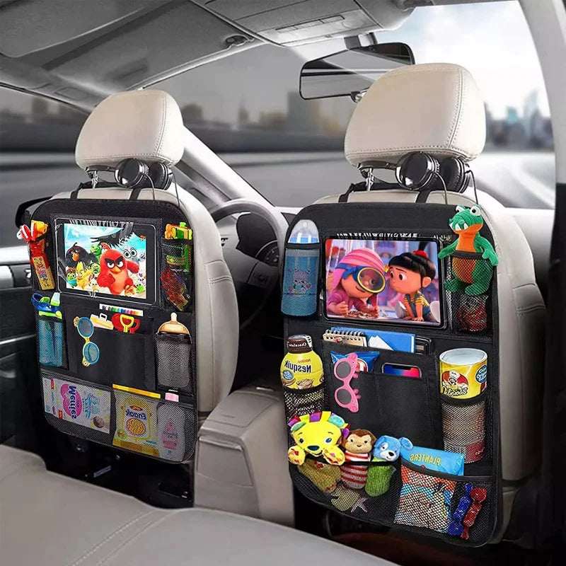 Car Backseat Organizer with Tablet Holder & Storage Pockets Car Seat Organizer Axl