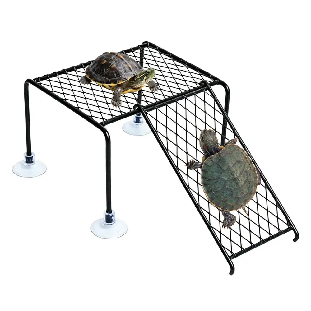 Turtle Basking Dock Platform with Ramp | S, M & L Sizes Reptile Basking Dock Axl Red