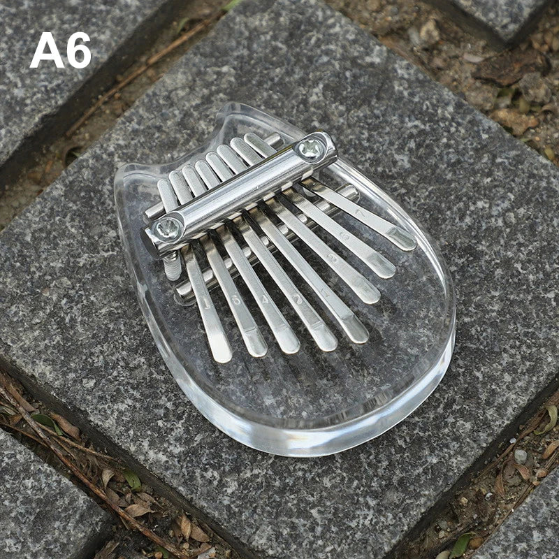 8-Key Mini Kalimba Thumb Piano Keychain – Gift for Kids Mini Thumb Piano Axl A6
