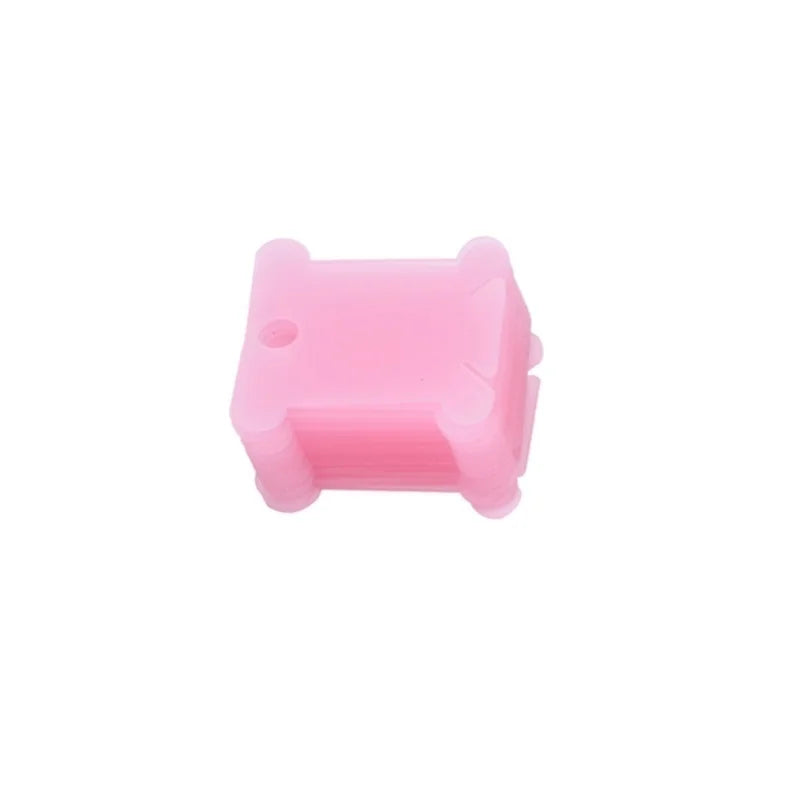 100 Plastic Thread Bobbins – Embroidery Floss Organizer Set Thread Bobbin Organizer Axl pink