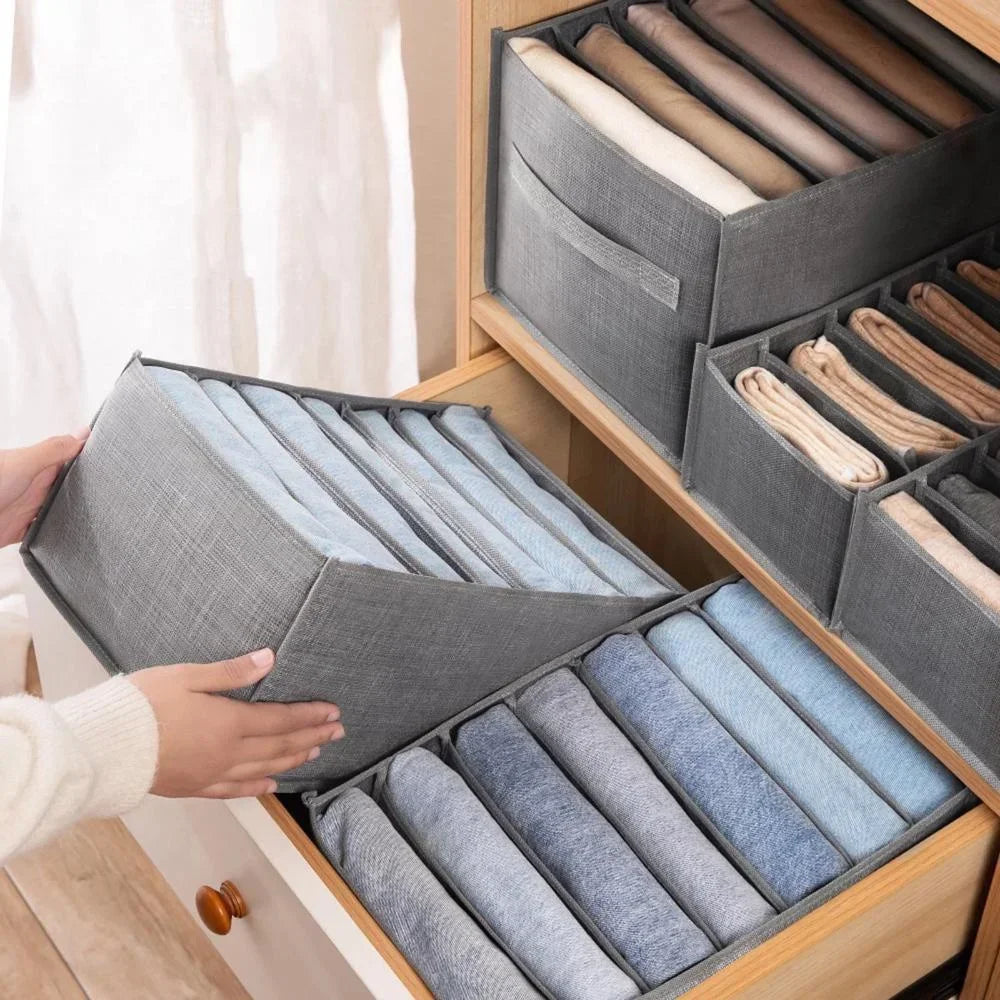 Foldable Drawer Organizer Boxes – Clothes, Socks & Bra Storage Clothing Storage Organizer Axl