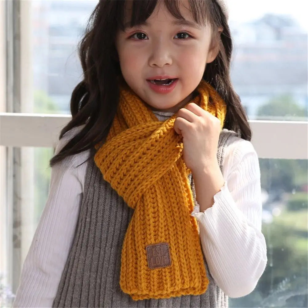 Kids Winter Knit Scarf – Warm Neck Wrap for Boys & Girls 1–3Y Kids Winter Scarf Axl