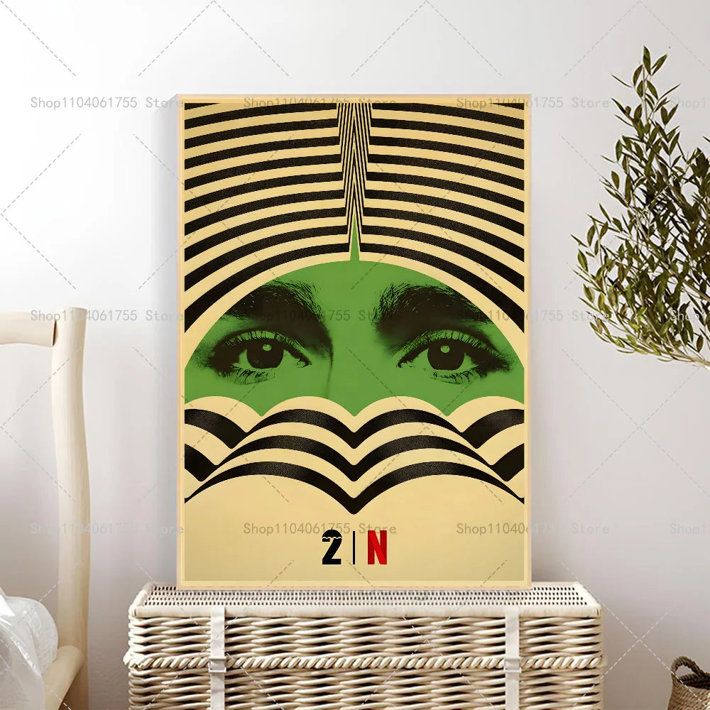 Vintage Umbrella Academy Wall Poster – Self-Adhesive Waterproof Wall Art Poster Axl z6 21x30cm No Frame
