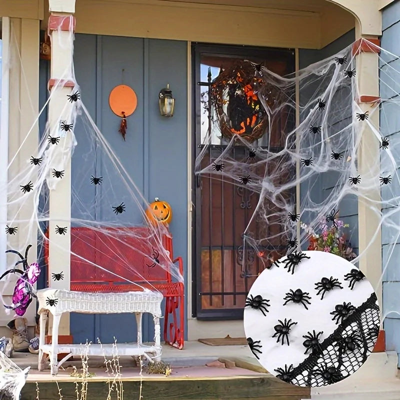 Realistic Mini Spider Halloween Decorations – Prank & Haunted House Halloween Decoration Axl