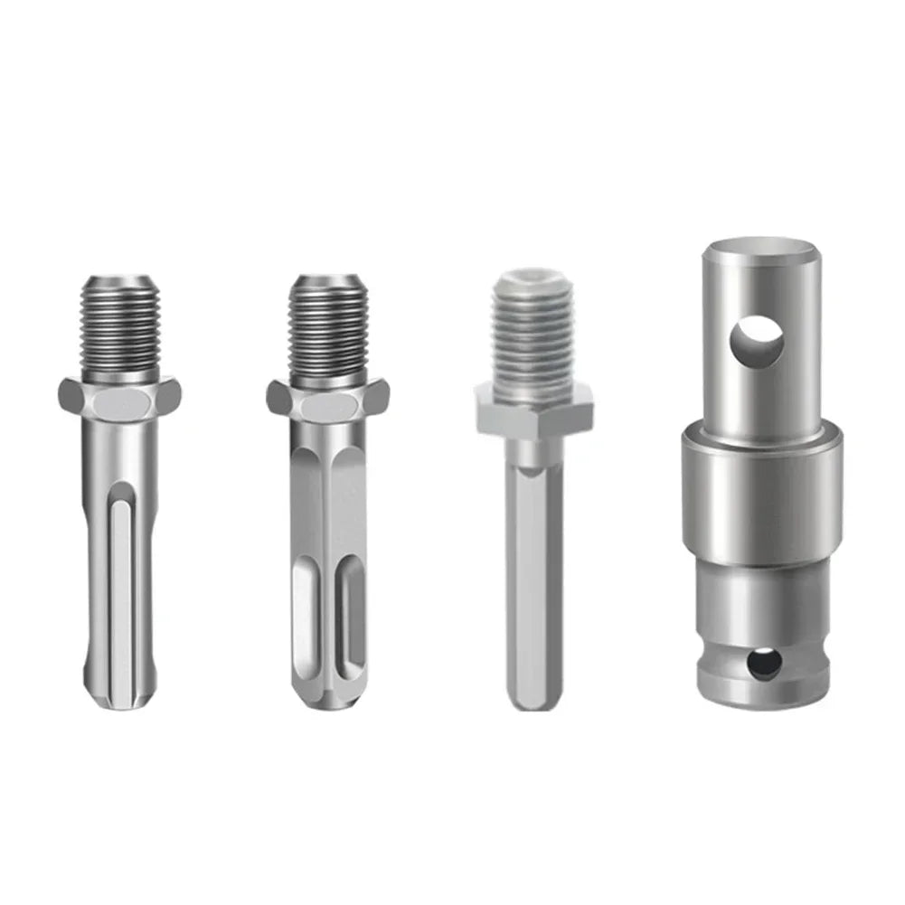 Earth Auger Adapter Tool – 4 Interface Types for Drill & Wrench Auger Drill Adapter Axl