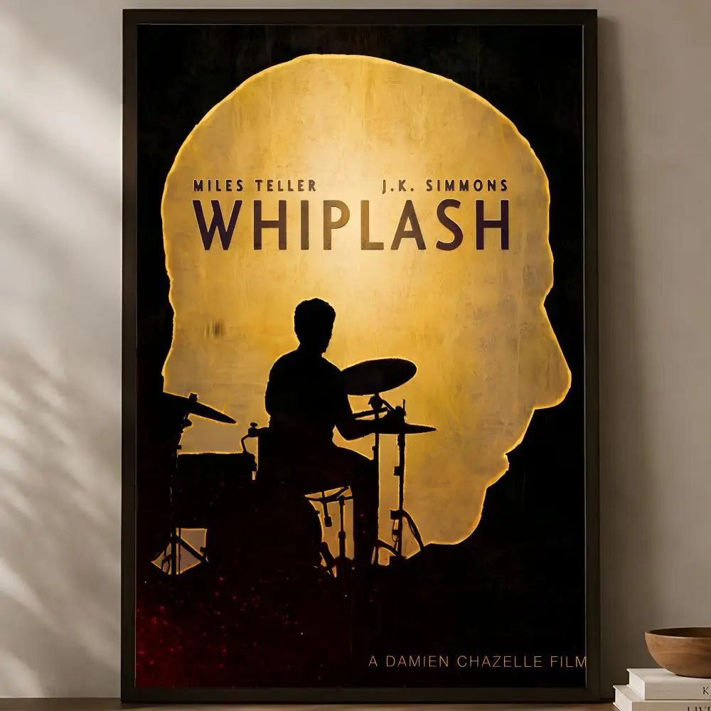 Whiplash Movie Poster – Self-Stick HD PVC Waterproof Wall Art Movie Wall Poster Axl