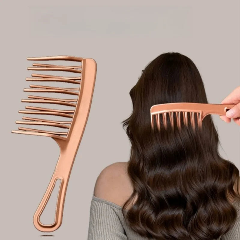 Double Row Wide Tooth Comb for Curly & Long Hair Styling Wide Tooth Comb Axl