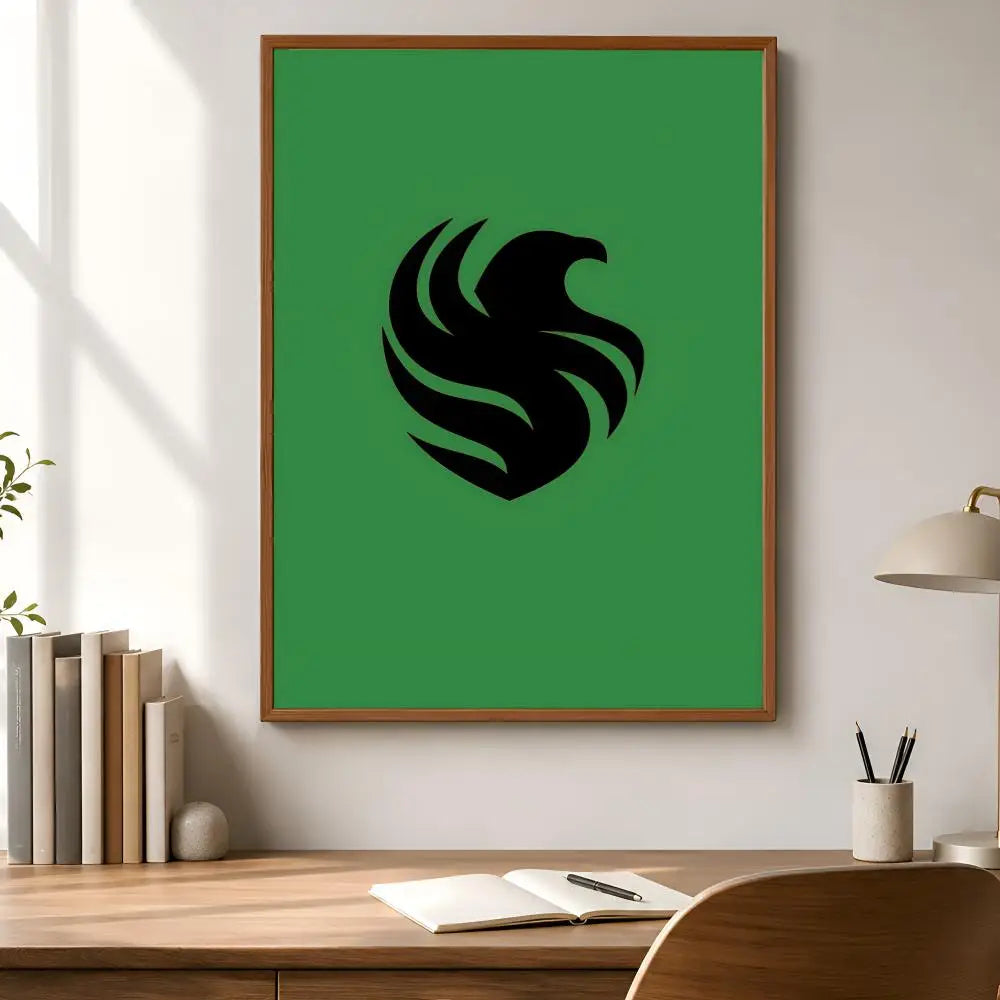 Esports Team Falcons Wall Poster – Self-Adhesive HD Art Wall Art Poster Axl