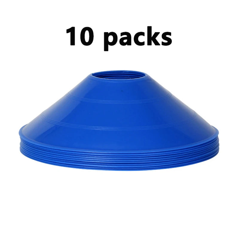 10-Pack Disc Cones – Kids & Pro Agility Sport Training Set Sport Training Cones Axl 12.5cm blue