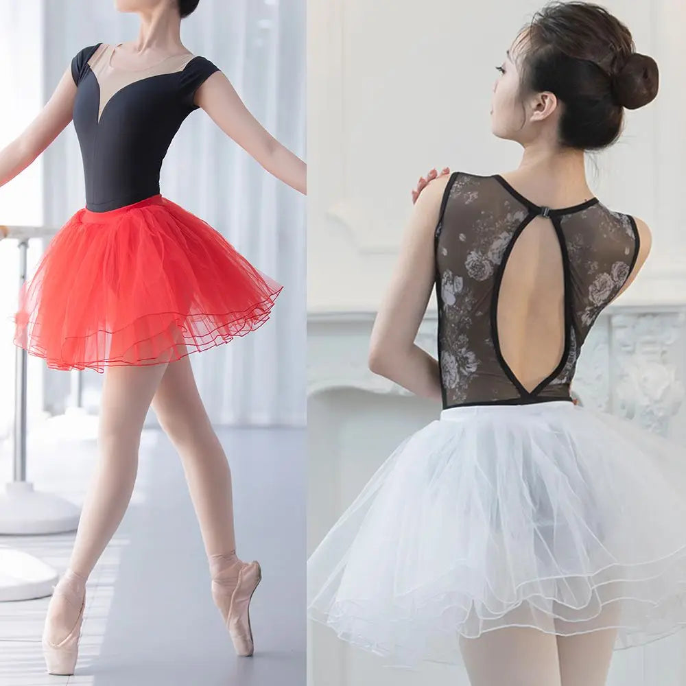 Women's Lolita Tutu Petticoat Skirt – Puffy Ballet Dance Mini Tutu Petticoat Skirt Axl