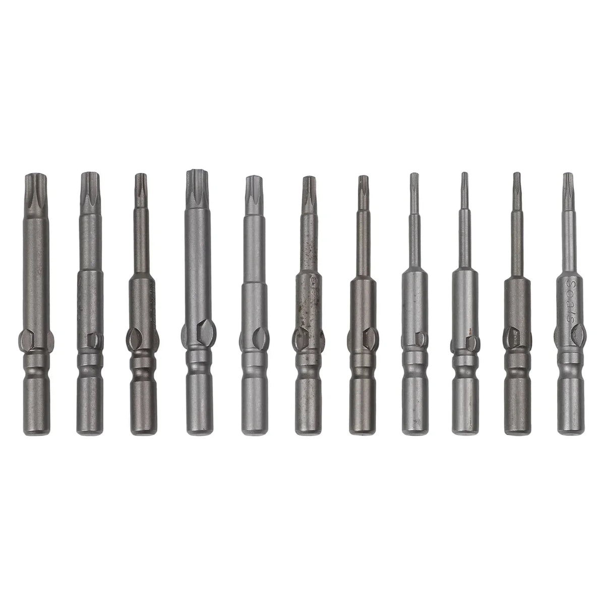 Torx Screwdriver Bit Set T5–T30 | 6mm Round Shank 6 & 11 Pc Screwdriver Bit Set Axl