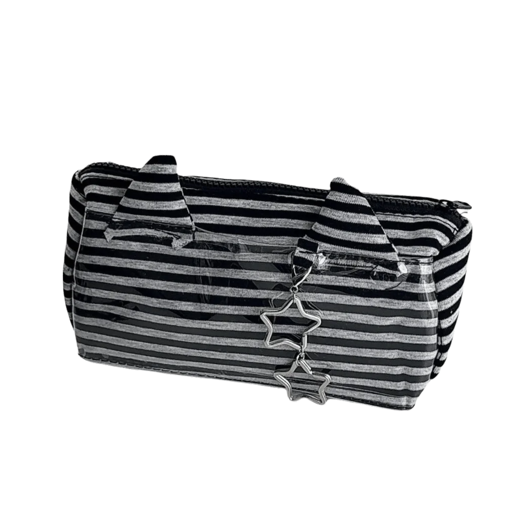 Large Capacity Striped Pencil Case – Rabbit Ear Pouch Pencil Case Axl Horns