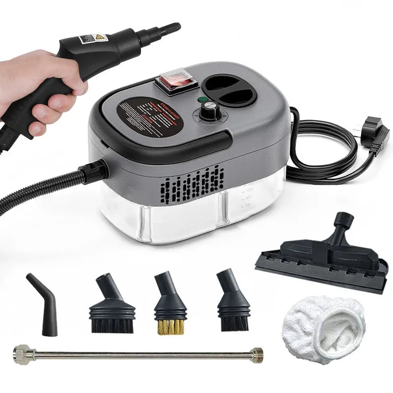BALASHOV 2500W Handheld Steam Cleaner – Kitchen, Car & Home Handheld Steam Cleaner Axl Upgraded Gery 110 V