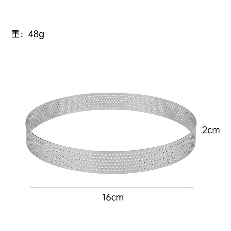 Stainless Steel Round Mousse Cake Mold | Professional Baking Ring Cake Mold Ring Axl 1pcs 16CM