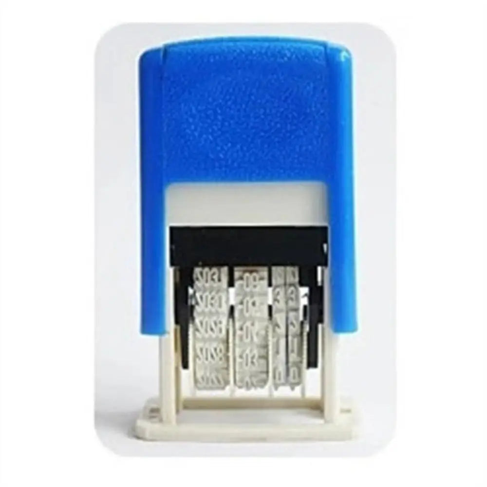 Self-Inking Date Wheel Stamp 4mm – DIY Date Stamp 2018–2030 Date Wheel Stamp Axl Sky blue