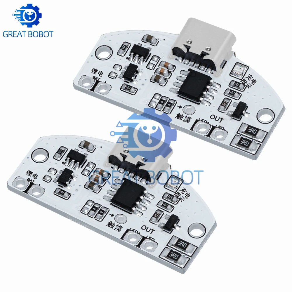 USB Type-C LED Touch Dimmer Module – 3-Gear Night Light Board LED Dimmer Module Axl