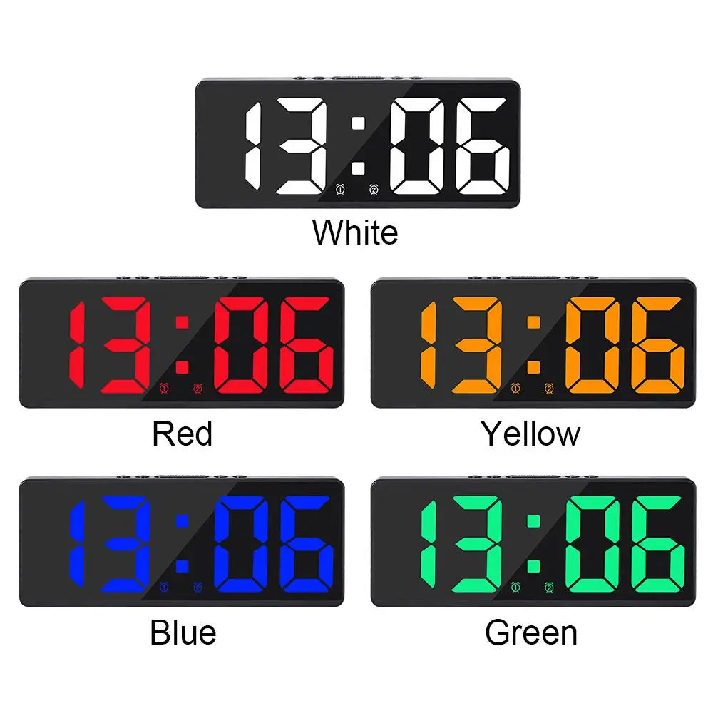 Voice Control LED Digital Alarm Clock with Temperature Display LED Alarm Clock Axl